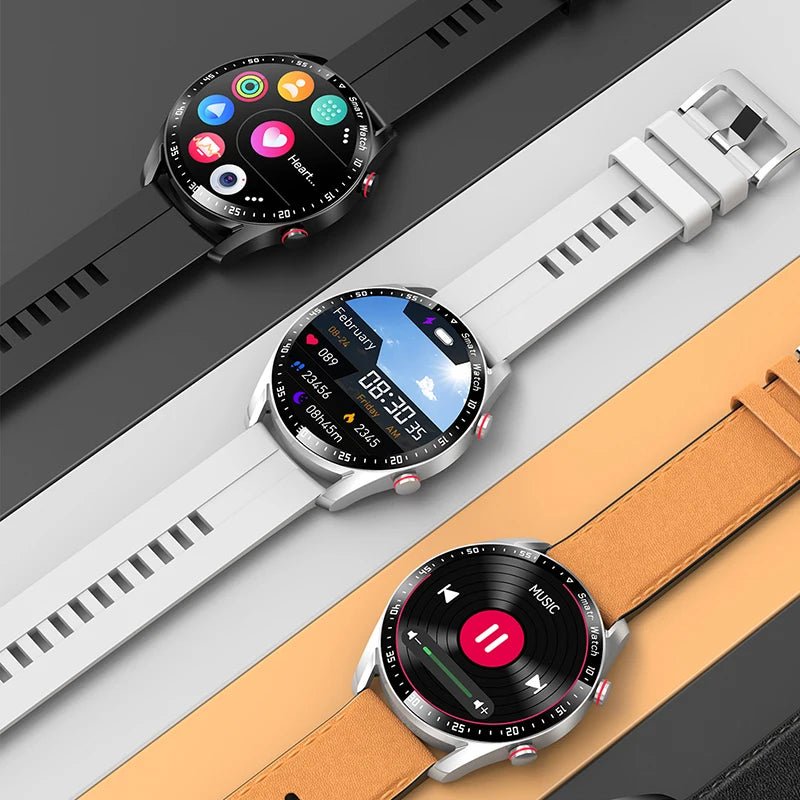 2024 Waterproof Bluetooth Smartwatch for Men and Women ⌚️💦 - Compatible with iPhone & Samsung, Full Touch Screen, IP67 - LUCKY FIG