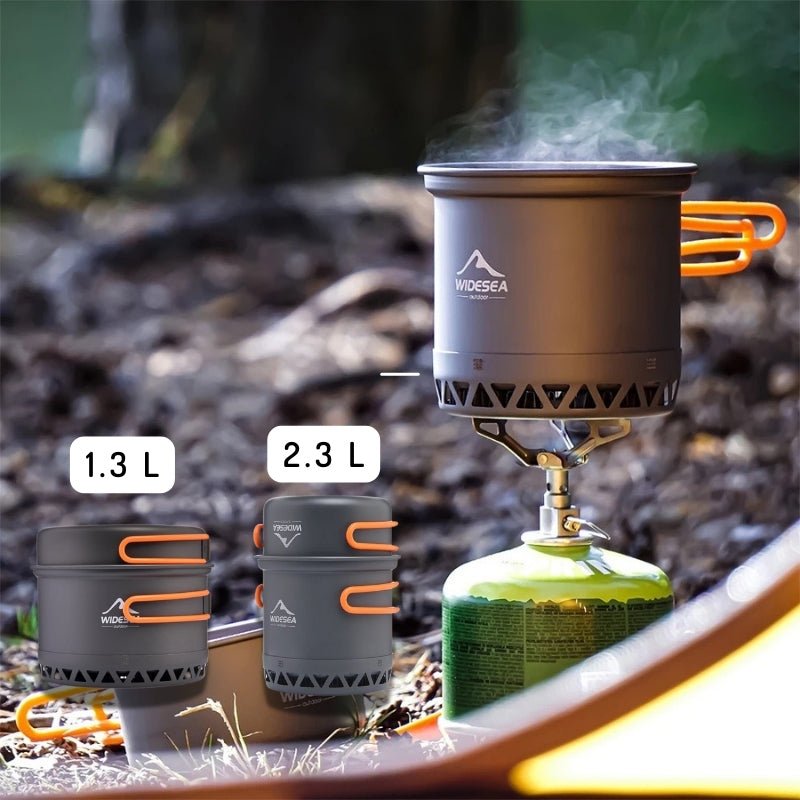 WIDESEA Portable Camping Cooking System - High-Efficiency & Powerful Flame | LUCKY FIG - LUCKY FIG