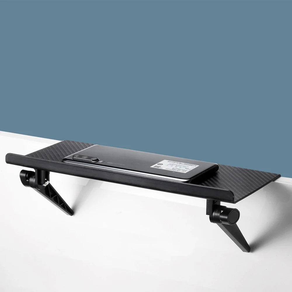 Adjustable TV & Computer Display Shelf – No - Drill, Eco - Friendly ABS, Space - Saving Storage for Media Equipment & Decor - LUCKY FIG