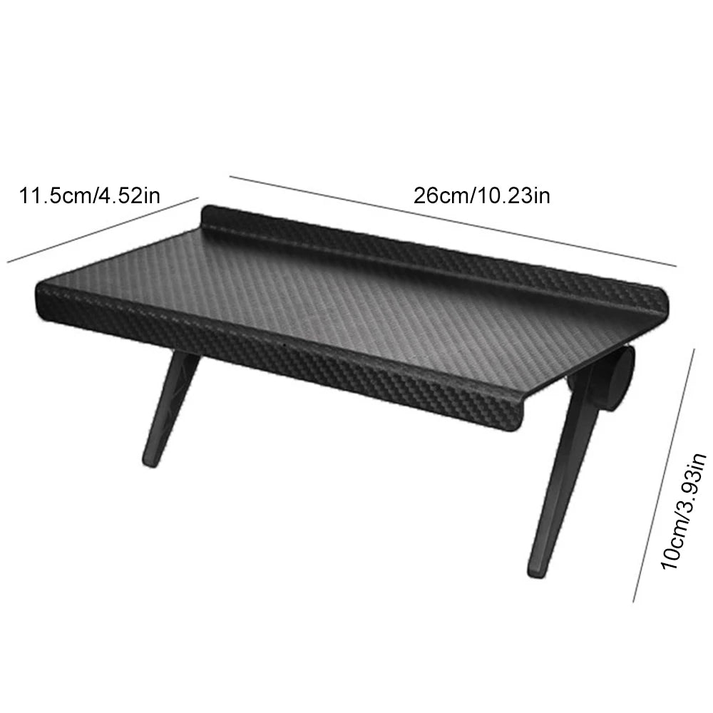 Adjustable TV & Computer Display Shelf – No - Drill, Eco - Friendly ABS, Space - Saving Storage for Media Equipment & Decor - LUCKY FIG