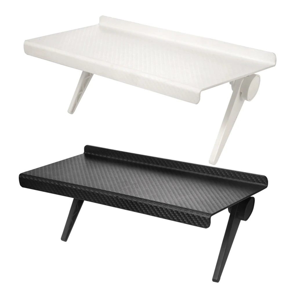Adjustable TV & Computer Display Shelf – No - Drill, Eco - Friendly ABS, Space - Saving Storage for Media Equipment & Decor - LUCKY FIG
