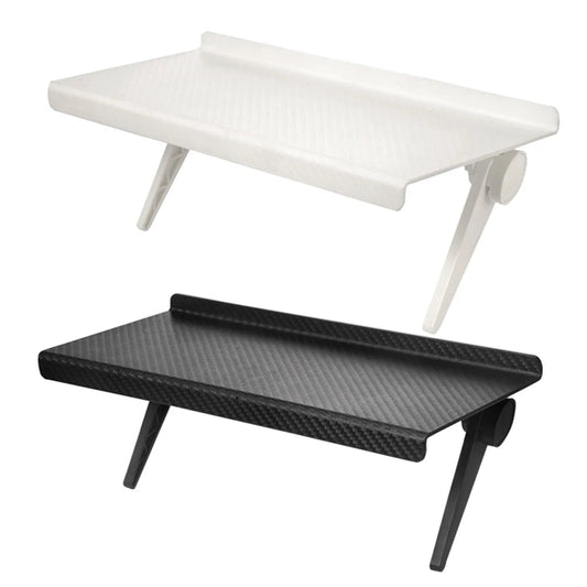 Adjustable TV & Computer Display Shelf – No - Drill, Eco - Friendly ABS, Space - Saving Storage for Media Equipment & Decor - LUCKY FIG