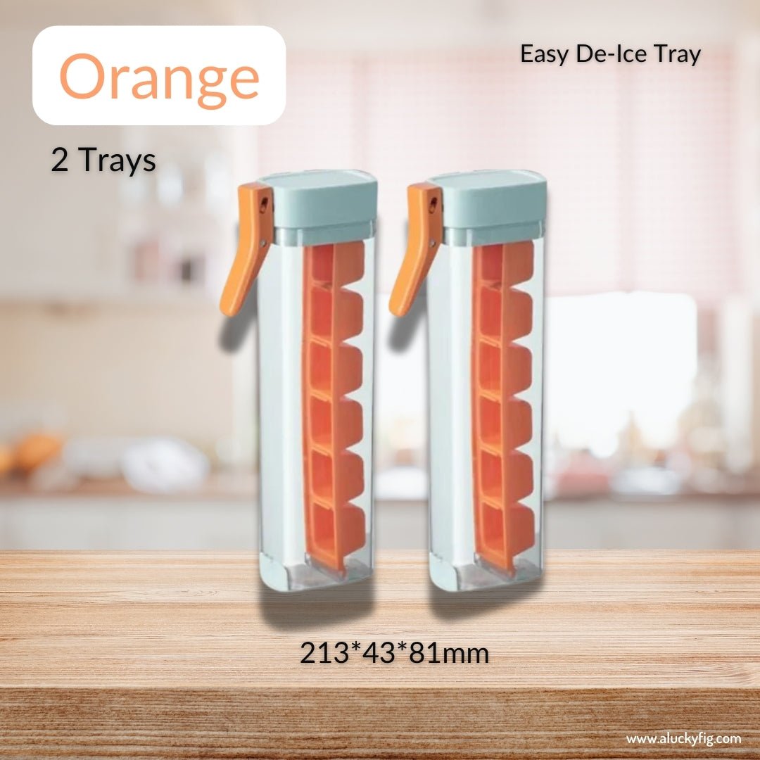 One Touch Release Ice Tray - Food - Grade BPA - Free PET | Easy De - Icing - LUCKY FIG