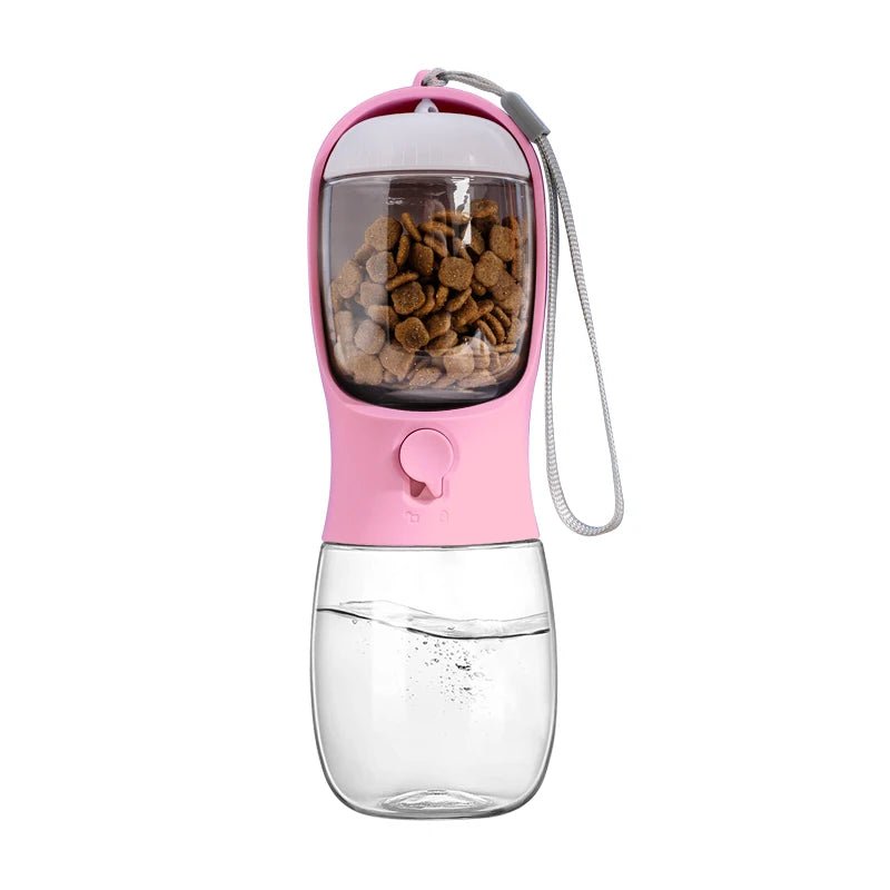 Portable Pet Water and Food Bottle - Double Leak - Proof Design - LUCKY FIG