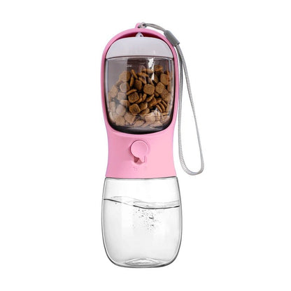 Portable Pet Water and Food Bottle - Double Leak - Proof Design - LUCKY FIG