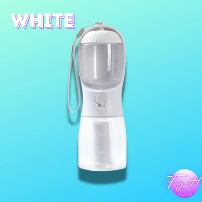 Portable Pet Water and Food Bottle - Double Leak - Proof Design - LUCKY FIG