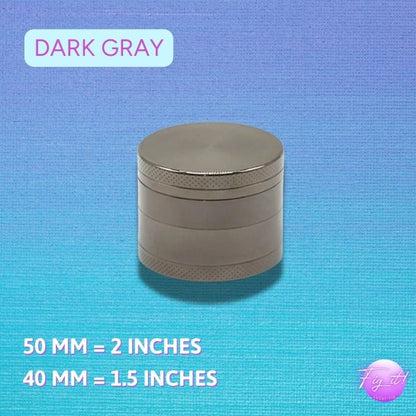 Premium Magnetic Closer 4 Layer Herb Grinder - 4 - Piece, Sharp Teeth, Portable - LUCKY FIG