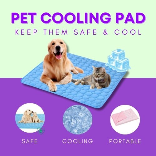 Premium Pet Cooling Mat - 5 Sizes & 3 Colors | Breathable, Easy to Clean, Multi - Use | Lucky Fig - LUCKY FIG