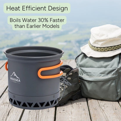 WIDESEA Portable Camping Cooking System - High-Efficiency & Powerful Flame | LUCKY FIG - LUCKY FIG